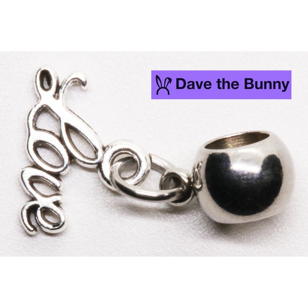 Love Charm With Stainless Steel Connector, Tiny I Love You Accent for Love Gifts - Picture 6 of 12
